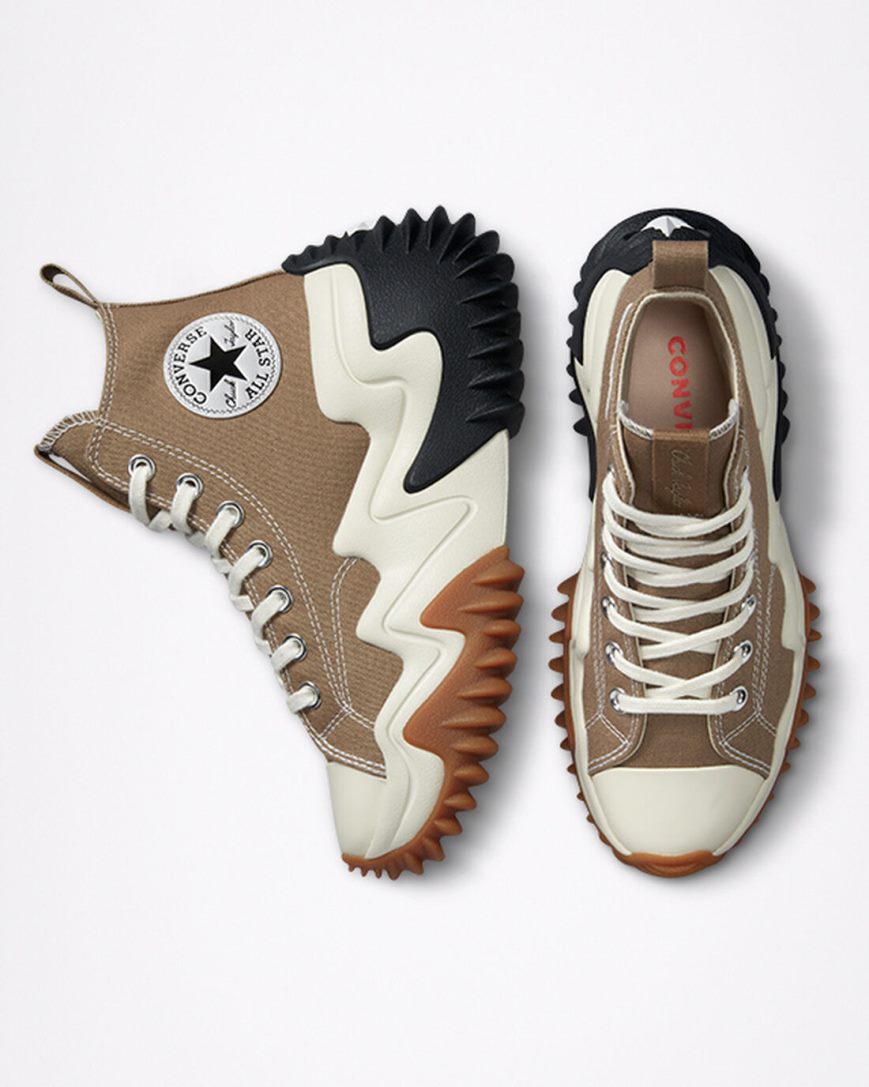 Converse Run Star Motion CX Hoog Platform Schoenen Dames Bruin Zwart | NL FZ165786